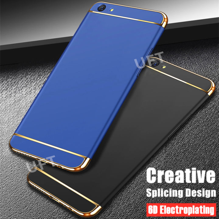 For Vivo Y53 Y53i Vivo 1606 Electroplate Frame Hybrid Hard Plastic