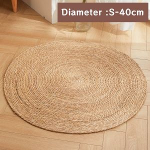Cat Scratcher Mat Natural Sisal Round Anti-Cat Scratch Summer Cooling Kitten Sleeping Pad