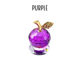 ลูกแอปเปิ้ล คริสตัล สีสวย ตกแต่ง โต๊ะทำงาน ชั้นหนังสือ ร้านกาแฟ ประดับต่างๆ ทับกระดาษ ของขวัญ วันเกิด งานขึ้นบ้านใหม่ SP