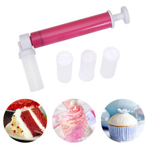Houseeker Cake Coloring Airbrush Pump Manual Spray Machine For Cake Decorating Tool Baking Tool Cake Dessert Kitchen Accessories