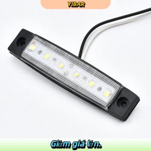YIBAR 1 cái xe tải Trailer Side Marker chỉ số giải phóng mặt bằng ánh sáng phanh xe phía sau nổi bật đuôi ánh sáng 6LED 12V 24V cảnh báo đèn tín hiệu