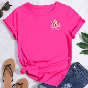 Gs - Kaos Wanita Fanta DTF Flower