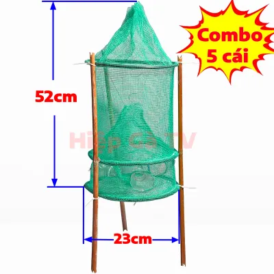 Combo 5 Lợp Tép Cải Tiến Lưới Xanh ( Không Kèm Cây )