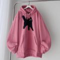 Áo Hoodie MÈO MUN Form Rộng Unisex Mũ Trùm Vải Nỉ Bông , Áo Hoodie Nam Nữ Phong Cách Hàn Quốc Siêu CUTE TP378. 