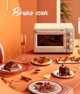 Japan Bruno 18L Smoked Cooking Fryer Oven Baking Homemade Multifunctional Small Oven Air Fried Chicken Fryer Recipe