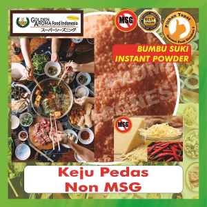 BUMBU STEAMBOAT Keju Pedas Non MSG 1Kg Suki Instan Shabu Hotpot Rasa Spicy Cheese Tanpa MSG Kiloan 1 Kg Halal Sabu Kuah Soup Original Stemboat Steambot Steamboot Sukiyaki Grill Bakar Instant Gafi Murah Enak Terbaik Premium Promo bukan Mama Haidilao