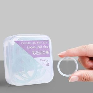 ROBERTA Student 10/15/32pcs Plastic School Office Supplies Diary Scrapbooking Book Binder Hoops Albums Paper Binder Ring Circle Ring DIY Binder Ring Loose Leaf Ring