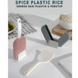 Sendok Nasi Centong Nasi Rice Cooker Tutup Otomatis Inovatif Auto Buka Tutup Otomatis