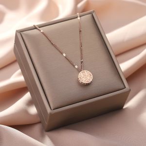 Kalung titanium anti karat untuk wanita cocok untuk dipakai sehari-hari