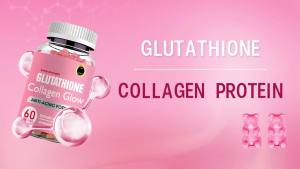 Glutathione Collagen Glow Glutathione Collagen Glow Gummies Collagen Gummies for Women Skin CareKorean Collagen Gummies to Rejuvenate Your Skin (1PC)