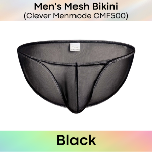 Mens Brief : Bikini Mesh Underwear (Clever Menmode CMF500)
