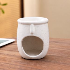 T6JOB1 Ceramic Candle Holder Multifunctional Minimalist Essential Oil Burner European Style Decorative Incense Burner Household