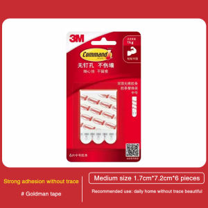 3M DIY Maigics Frame Stick Double Sided Tape Free Traceless wall poster Adhesive Stick Hooks for Photo Display Wall Decorations