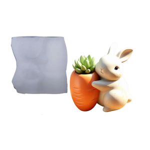 Flower Pot Silicone Mold For Carrot Shaped Resin Crafts Concrete Planters Decorative Dish Creation Crafting Essential