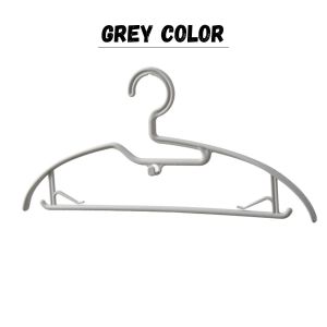 5 Pieces Heavy-Duty Plastic Clothes Hangers with Space-Saving Hook Design Non-Slip Wardrobe Organizer