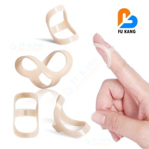 Fu Kang Figure 8 Oval Finger Splint Brace | Mallet Trigger Finger Support Stabilizer Size 2-15 | Ready Stock SG