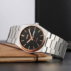 PENGIRIMAN INSTANT / Jam tangan pria skmei 9288 rantai day date original.