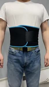 Men Sauna Sweat Waist Trainer Belt Hot Slimming Cincher Fat Burner Fitness Workout Body Shaper Girdle
