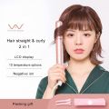 VIVID&VOGUE Catokan Rambut Alat Pengeriting Alat Catok 2 in 1 Tidak merusak rambut. 