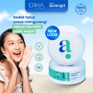 ERHA AcneAct Acne Loose Powder 21 g - Bedak Tabur Kulit Jerawat NON COMEDOGENIC dan NON ACNEGENIC