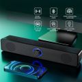 Portable USB Wired Sound Bar 9D BASS Stereo Speaker Hifi Subwoofer Powerful Wired Soundbar Speaker with Volume Control Home Theater Soundbar Speaker for TV PC Smartphone Computer Tablet Pembesar Suara Muzik 条形音箱 音响. 