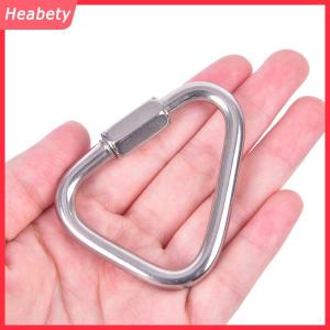 Heabety  Móc khóa tam giác móc khóa bằng thép không gỉ Móc khóa móc khóa khóa vít