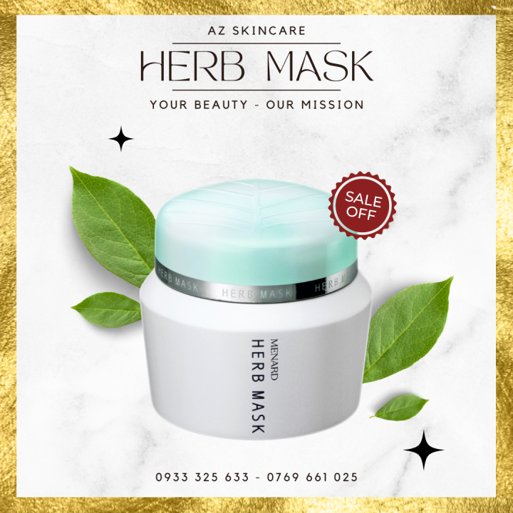 Mặt Nạ Thảo Mộc Menard Herb Mask (120g) Mặt Nạ Gel Menard Giúp Làm