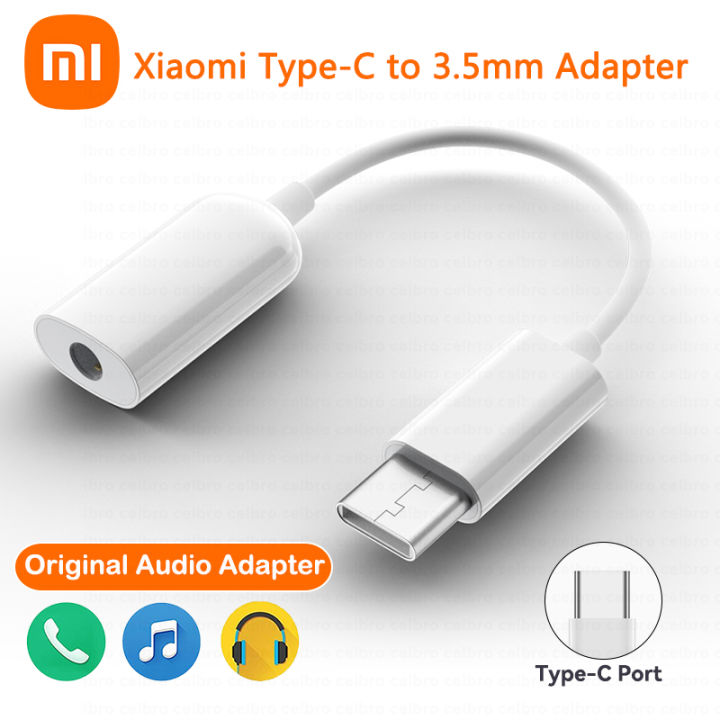 Original Usb Type C To 3.5mm Jack Audio Adapter Cable Aux For Xiaomi Mi