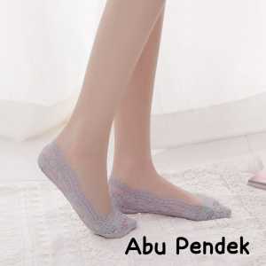 IVSHOP - Kaos Kaki Tapak Wanita Flat Shoes Kaos Kaki Sneakers Kaos Kaki Renda Invisible Socks Lace Balet Anti Slip Seamless