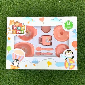 Arkan Baby - Satu Set Perlengkapan Makan Bayi - Baby Feeding Set BPA FREE