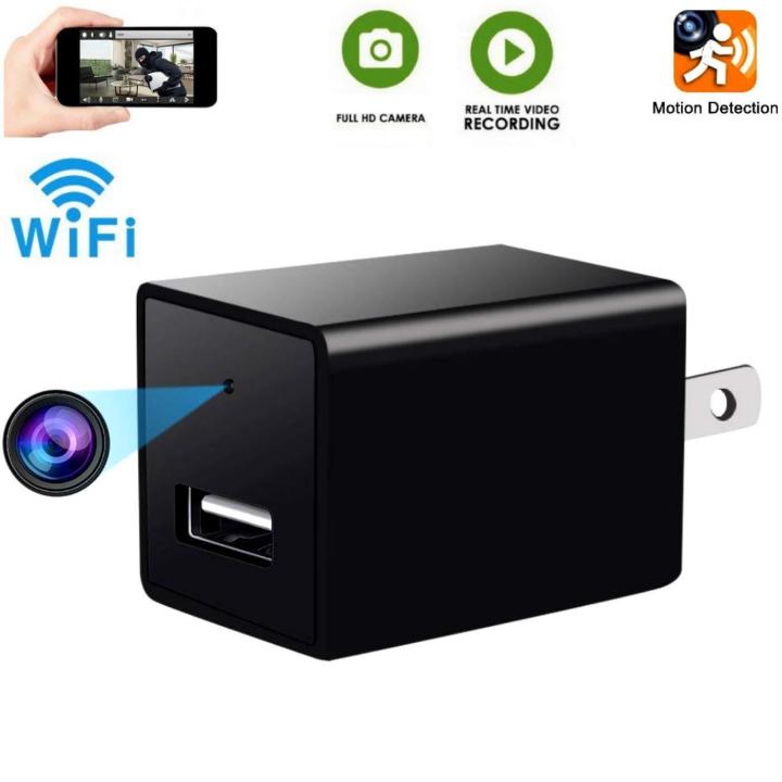 JDM 4K Hidden USB CameraWifi Mini Cams SmartCamMini Plug in Security CameraWall Charger
