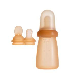 Silicon mềm trẻ sơ sinh Muỗng ăn cho bé chai bóp được Feeder Dispenser cho puree ngũ cốc bé LED cai sữa đồ dùng