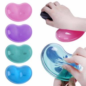 CSQ63 Computer Quality Heart-shaped Hand Rest Mice Pad Wrist Pad Wrist Support Wavy Mouse Wrist Pad Cushion Pad Wrist Rests Gel Mouse Pad