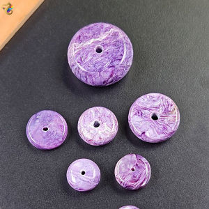 Collection Grade Charoite Ping An Kou Donut (3 Sizes to Choose)