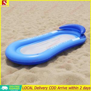 【Big Sale】Inflatable Floating Row Swimming Party Beach Water Pool Float Lounger Chair【SuperLegend】