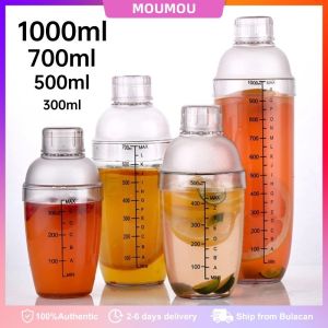 High Quality Acrylic Milk Tea Shaker Cocktail Juice Shaker Bottle Blender Bar Supplies COD