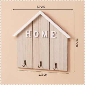 ไม้แขวนเสื้อ เรียบง่าย ตะขอแขวนเสื้อผ้า ตะขอแขวนเสื้อผ้า ไม้เนื้อแข็ง ตกแต่ง แขวนไว้บนผนัง