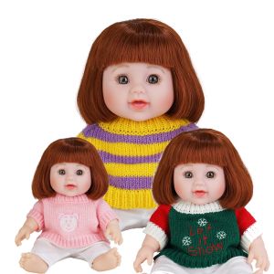 {Màu Áo Ngẫu Nhiên} Búp Bê Nhựa Cao Cấp Nathaniel Tóc Bob 30 cm 12 inch Reborn Vynil Doll PVN3720