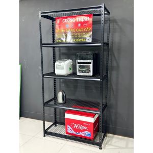 (HÀNG DÀY) Kệ lưới sắt đa năng 3-4-5 tầng Dài 1m x Rộng 40cm x Cao 1m-1m5-2mKệ V lắp ráp thông minh