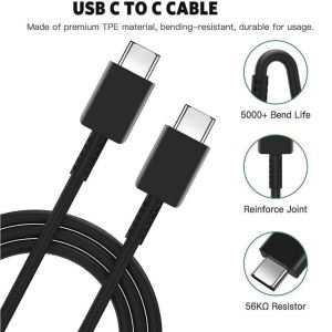 Bộ sạc SS siêu nhanh PD 45W dùng cho SS N10 N20 S20 S21 S22 S23 S24 và các loại điện thoại SS khác Type C - Type C