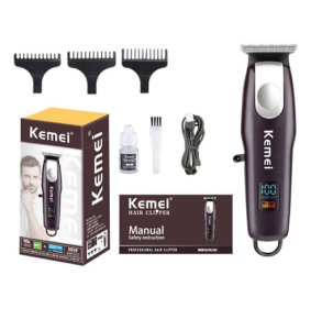 Alat Cukur Rambut Elektrik Charger Kemei KM PG233 - Ori Mesin Potong Rambut Hair Clipper Kemei