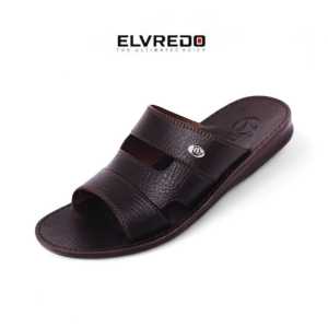 Sandal Pria Kulit Sol Karet Anti Slip Terbaru Terlaris Elvredo