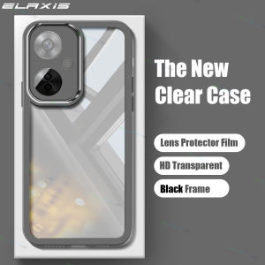 ELAXIS Casing for OnePlus Nord Nord CE 4 3 Lite 5G Phone Case With Lens Films Transparent Soft Shockproof Clear Silicone Full Cover Anti-fall Back Cover ED006