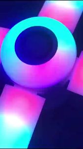 Music Lamp Four Leaves Fan Shaped Home Lighting Music Light Remote Control Smart Lamp