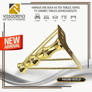 H016D Kaki Sofa Gold 15cm / Kaki Besi Premium / Kaki Sofa stainless / Sofa Leg / Nakas