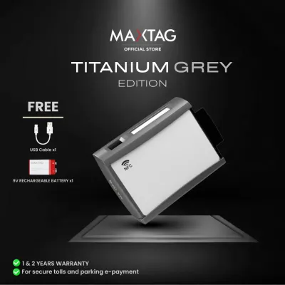 Maxtag Sm@rt T@g Toll Readers - Titanium Grey