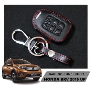 Leather Key Cover / Sarung Kunci Kulit Honda BRV BR-V 2015 Up