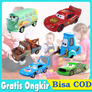 Alloy Metal Model Disney Pixar Cars McQueen Mater 1:43 Diecast Toy Car Kids 6pcs