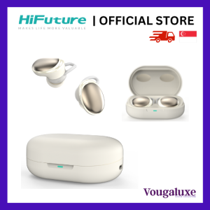 HiFuture Fusion Bean type White Hybrid ANC in-ear style Earbuds Bluetooth 5.3 Ultra Bass IPX5 Wireless Charge