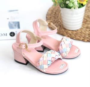 TERPOPULER !! sandal hak tinggi anak perempuan 3 cm model kepang // sandal hak tahu anak terbaru